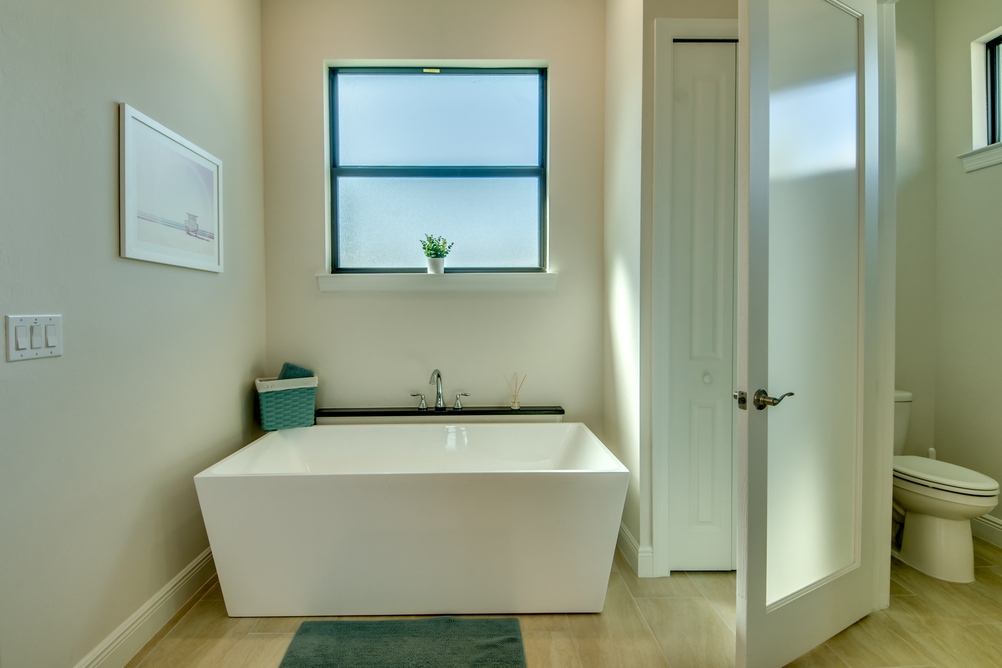 Bathroom with a bathtub in Villa Aesthetic