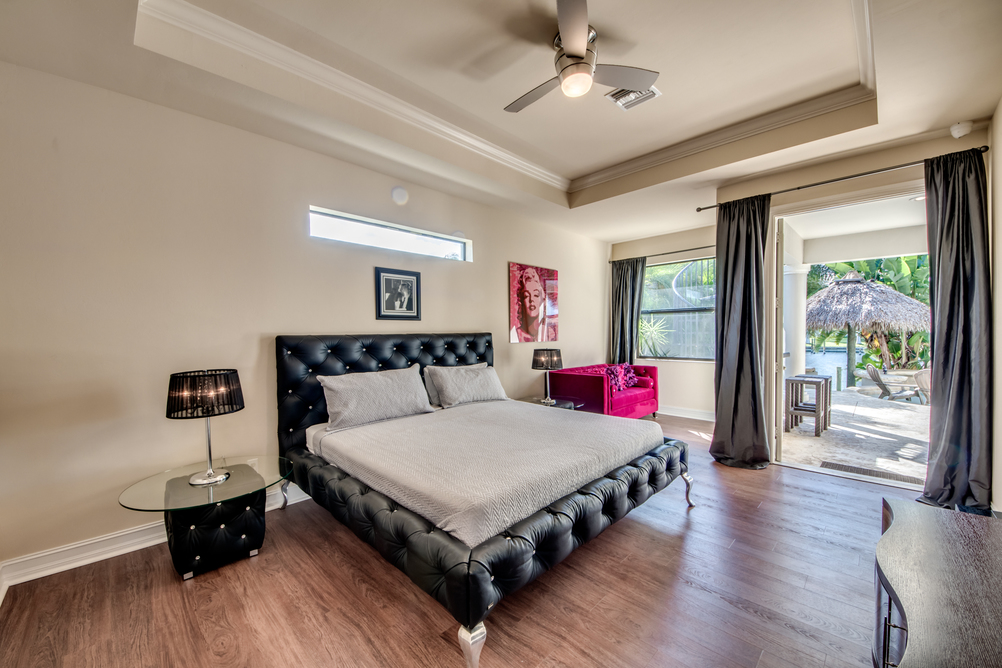 Master Bedroom in der Villa Dolphin’s Surf