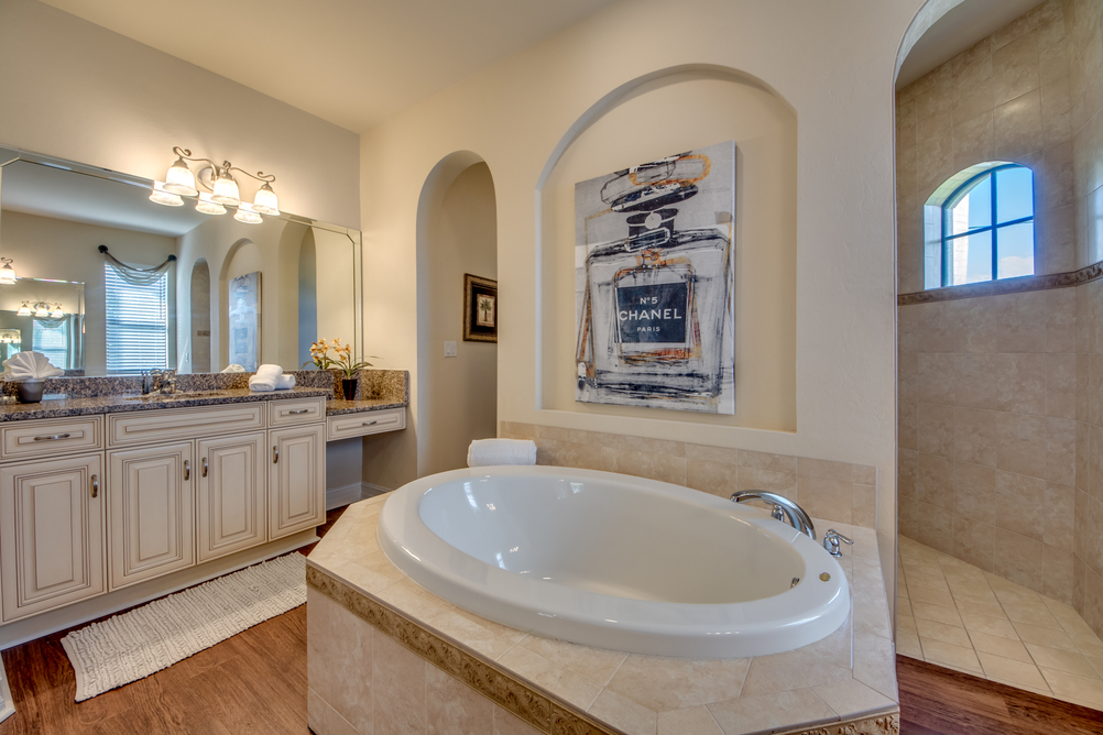 Master Bathroom in der Villa Dolphin’s Surf