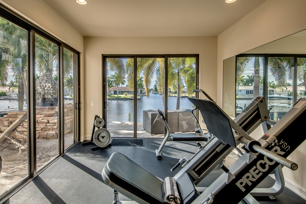 Gymraum in der Villa Dolphin’s Surf